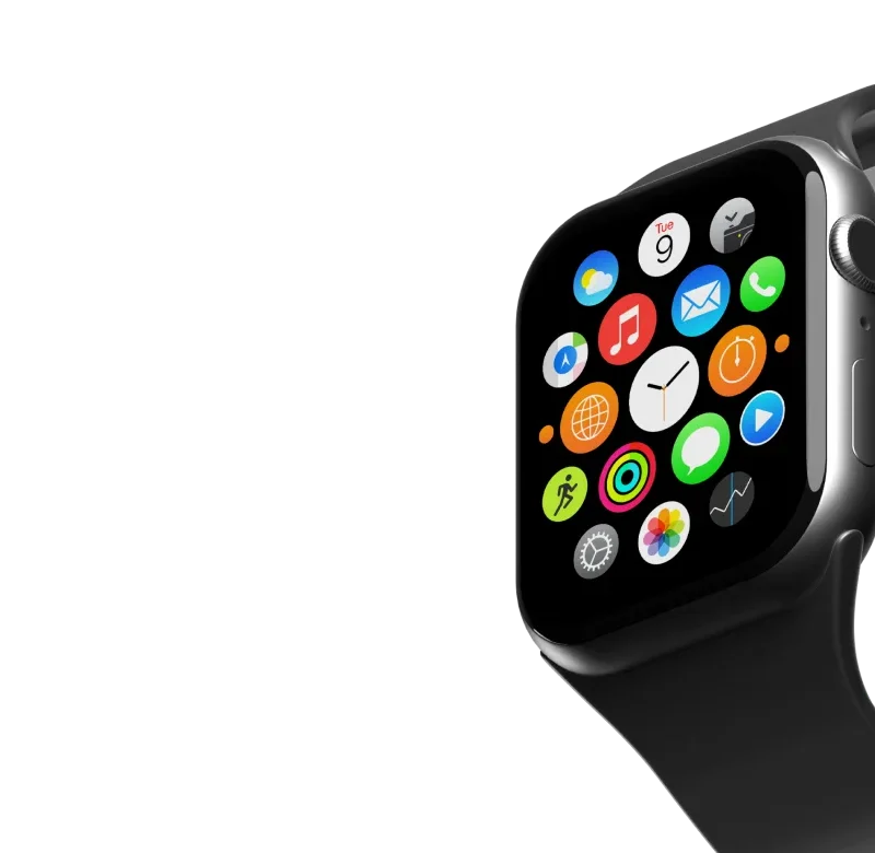 White Smartwatch belt